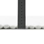 Tapis en laine Alpen 100 % laine vierge - Blanc - 70 x 140 cm
