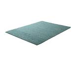 Wollen vloerkleed Alpen 100% scheerwol - Petrolblauw - 40 x 60 cm