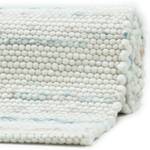 Tapis en laine Alpen 100 % laine vierge - Blanc / Bleu - 190 x 250 cm