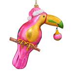 Anhänger HANG ON Tucan Glas - Pink