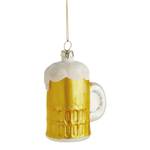 Addobbo albero Natale HANG ON Birra Vetro - Giallo