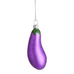 Anhänger HANG ON Aubergine Glas - Lila