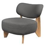 Fauteuil SOMATE Tissu Bouclé Asta: Graphite