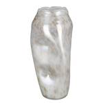 Vase Crumple Verre coloré - Beige / Blanc - 16 x 38 cm