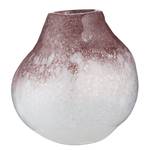 Vase Vidrio Verre coloré - Blanc / Violet - 20 x 23 cm