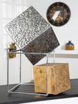 Sculpture Cubes Fer - Doré