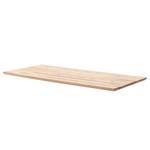 Tavolo in legno massello Woodham Quercia massello / Metallo - Quercia / Nero - 200 x 100 cm - Trapezoidale