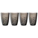 Drinkglas Matera set van 4 gekleurd glas - Grijs