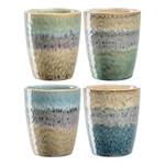 Tasses Matera - Lot de 4 Céramique - Multicolore