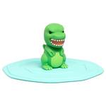 Set di 3 bicchieri Bambini Avventura Vetro trasparente / Silicone - Verde - Altezza: 14 cm