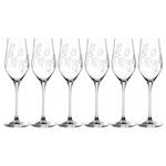 Champagnerglas Boccio 6er-Set Kristallglas - Transparent