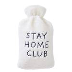 Wärmflasche STAY HOME CLUB Polyester / Kautschuk - Creme