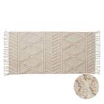 Läufer COTTON WAY Raute Baumwolle - Beige - 140 x 70 cm