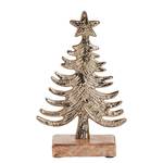 Sapins décoratifs NOEL - Lot de 2 Manguier / Aluminium - Doré