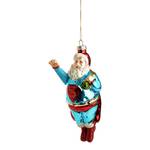 Baumanhänger HANG ON Santa Glas - Blau
