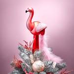 Pointe de sapin TREE TOP flamant rose Verre - Rose