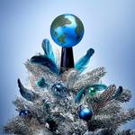 Piek TREE TOP Wereldbol glas - blauw