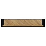 Wandplank Kardama Bartex eikenhouten look/mat zwart