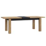 Table extensible Tallberg Imitation chêne Grandson / Noir - Largeur : 180 cm