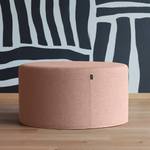 Hocker DOTTO scheerwol - Babyroze - Diameter: 80 cm