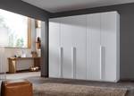 Armoire à portes battantes Purisma A Blanc alpin - Largeur : 251 cm