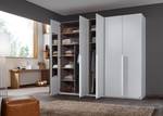 Armoire à portes battantes Purisma A Blanc alpin - Largeur : 251 cm