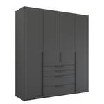 Armoire à portes battantes Purisma B Graphite - Largeur : 201 cm