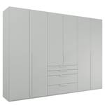 Armoire à portes battantes Purisma B Gris soie - Largeur : 301 cm