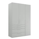 Armoire à portes battantes Purisma B Gris soie - Largeur : 151 cm