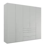 Drehtürenschrank Purisma Typ B Seidengrau - Breite: 251 cm