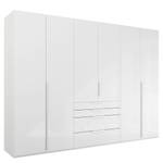 Armoire Purisma avec portes en verre B Blanc alpin - Largeur : 301 cm