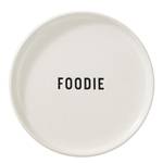 Assiette FOOD TALK Foodie Blanc - Pierre - 1.6 x 1 x 15 cm