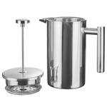 Kaffeepresse HOUSE BLEND Silber - Metall - 10 x 21 x 18 cm