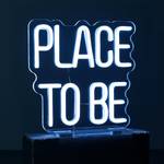 LED-Leuchte NEON VIBES Place To Be Acrylglas   Weiß