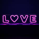 LED-Leuchte NEON Love VIBES