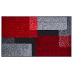 Tapis de bain Atala Polyacrylique - Rouge / Gris - 70 x 120 cm