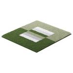 Tapis de bain Capricio Polyacrylique - Vert - 55 x 60 cm