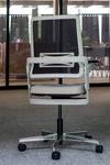 Chaise de bureau ergonomique XILIUM A Blanc crème
