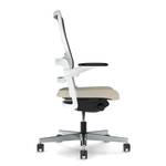 Chaise de bureau ergonomique XILIUM A Blanc crème
