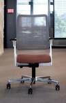 Chaise de bureau ergonomique XILIUM A Brun rouge