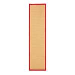 Tapis de couloir en jute Bafor Jute - Rouge - 70 x 200 cm