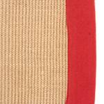Tappeto di iuta rotondo Bafor Iuta - Rosso - Diametro: 200 cm