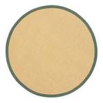 Jute vloerkleed Bafor rond jute - Groen - Diameter: 200 cm