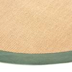 Jute vloerkleed Bafor rond jute - Groen - Diameter: 200 cm