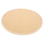 Jute vloerkleed Bafor rond jute - Beige - Diameter: 200 cm