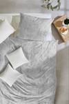 Parure de lit en flanelle Woodland Coton - Gris - 135 x 200 cm - Gris