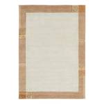 Tapis en laine Sola - Type A Laine - Beige / Blanc - Beige / Blanc - 60 x 90 cm