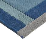 Tapis en laine Sola - Type A Laine - Bleu clair / Bleu foncé - Bleu clair / Bleu foncé - 60 x 90 cm