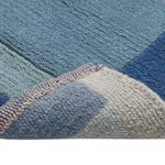 Tapis en laine Sola - Type A Laine - Bleu clair / Bleu foncé - Bleu clair / Bleu foncé - 60 x 90 cm