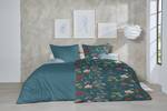 Parure de lit satin mako Wilder Garten Coton - Vert - 135 x 200 cm - Vert - 135 x 200 cm + oreiller 80 x 80 cm